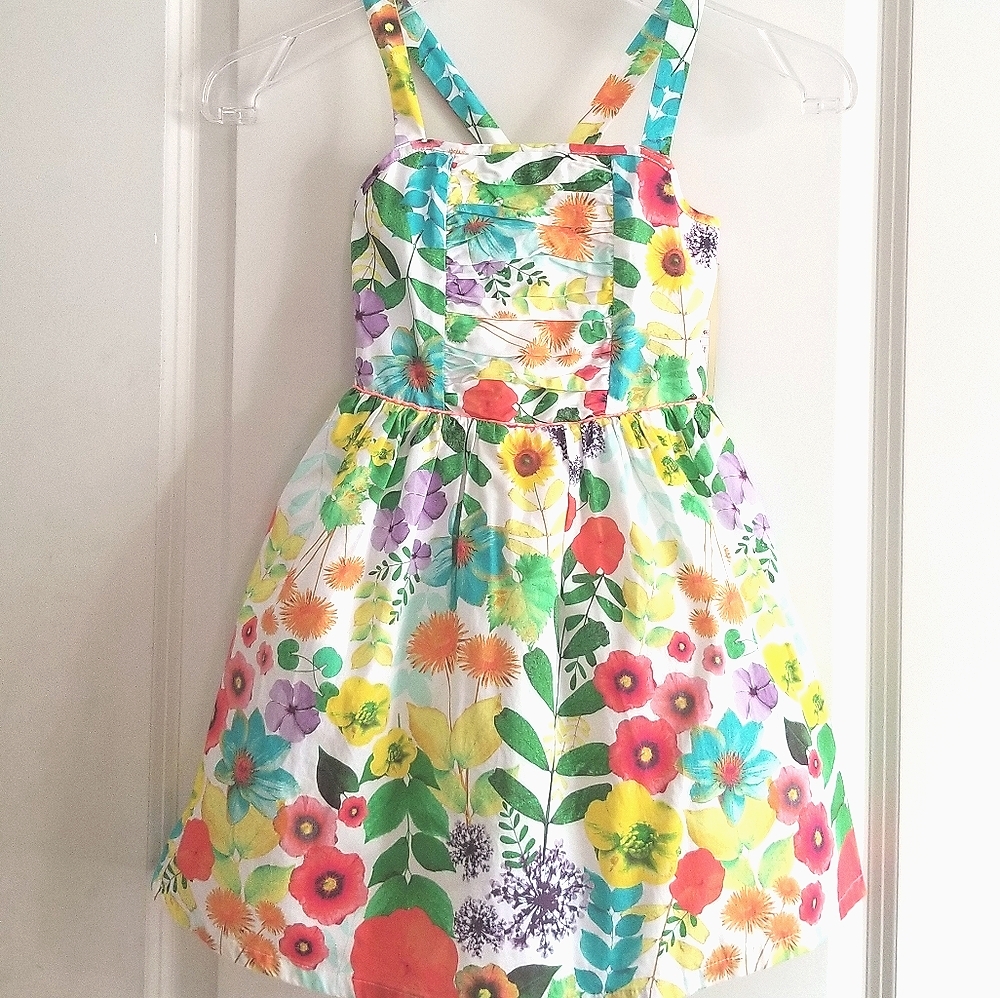 Cherokee Girls Summer Sun Dress Floral